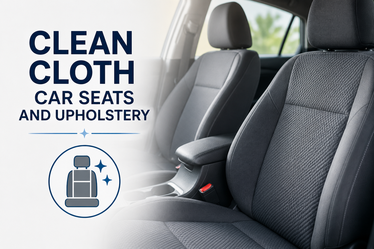 Best Way to Clean Cloth Car Seats and Upholstery (Step-by-Step)