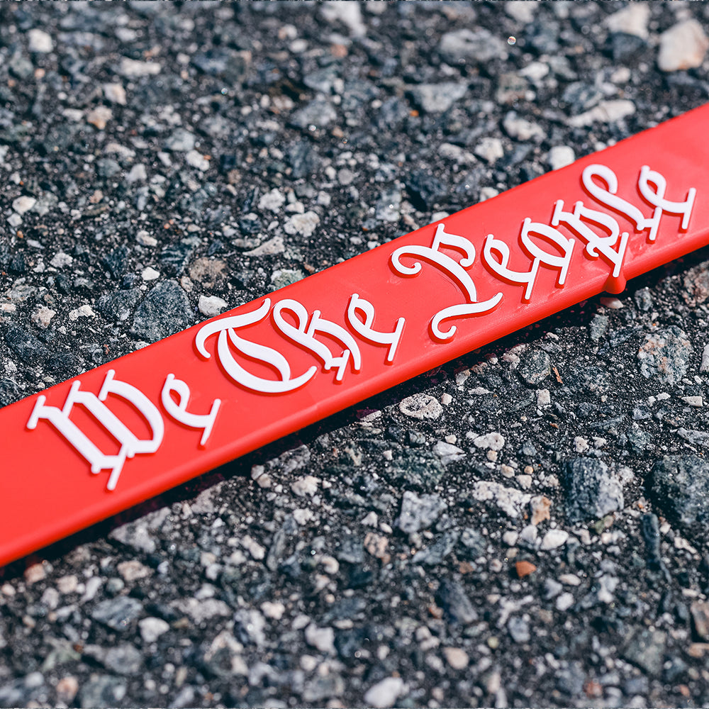 WE THE PEOPLE HAVE SPOKEN LICENSE PLATE FRAME