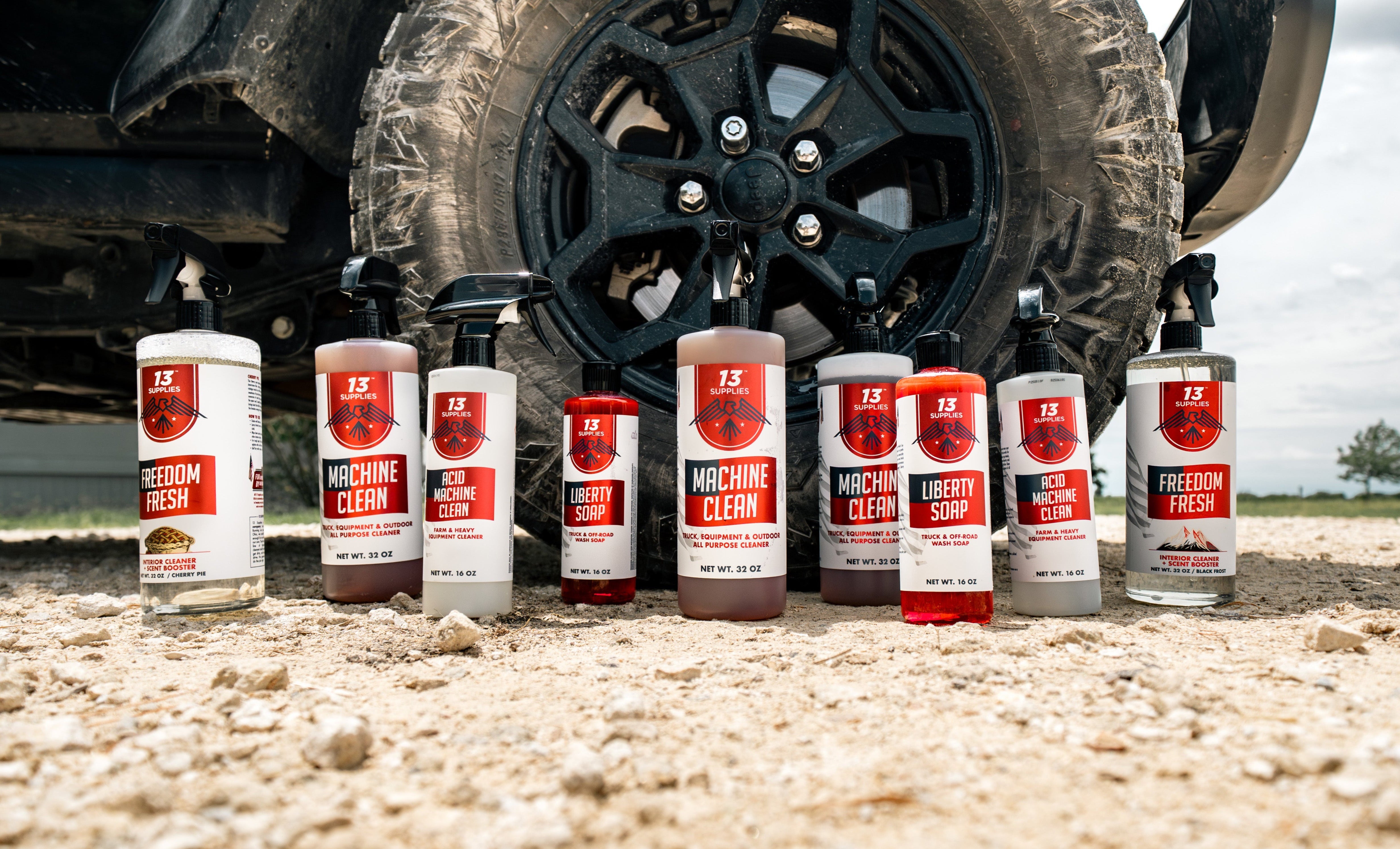 machine cleaning products