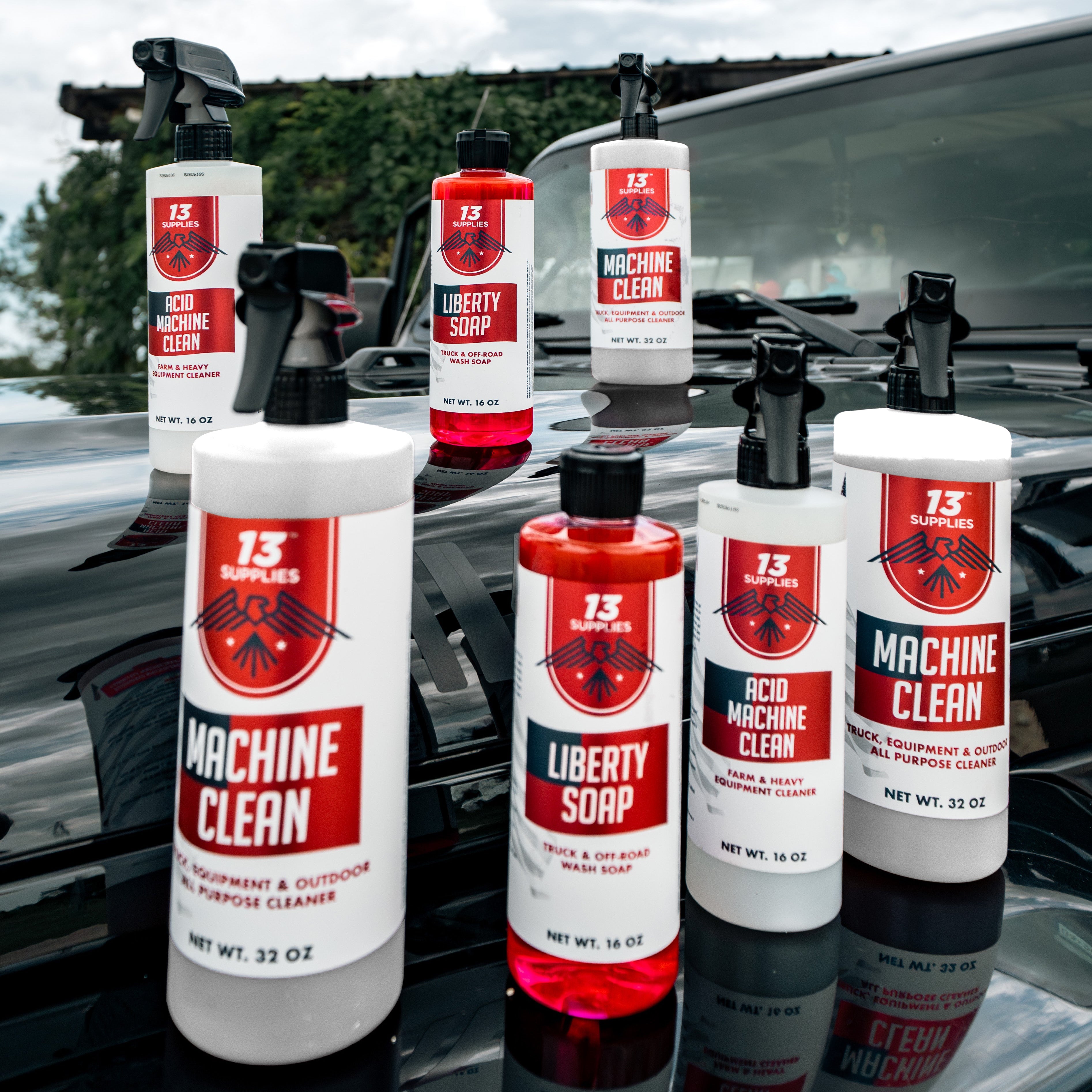 13 Supplies® Independence Pack – Premium Exterior Off-Road cleaning products