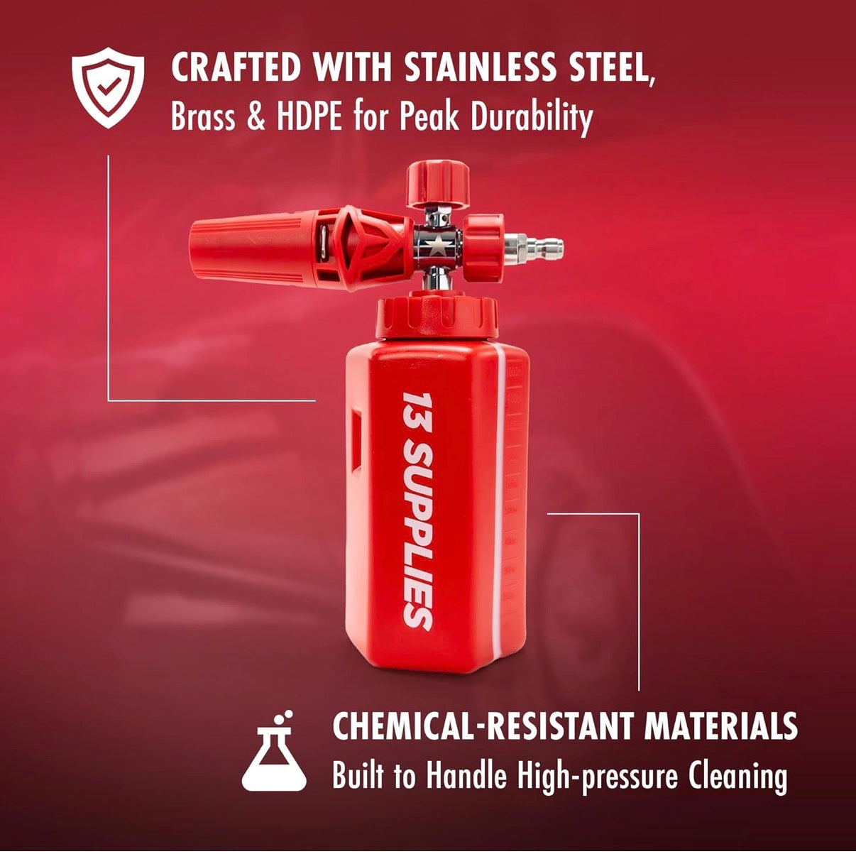 PRESSURE WASHER FOAM CANNON – PREMIUM FOAM SPRAYER FOR CAR WASH