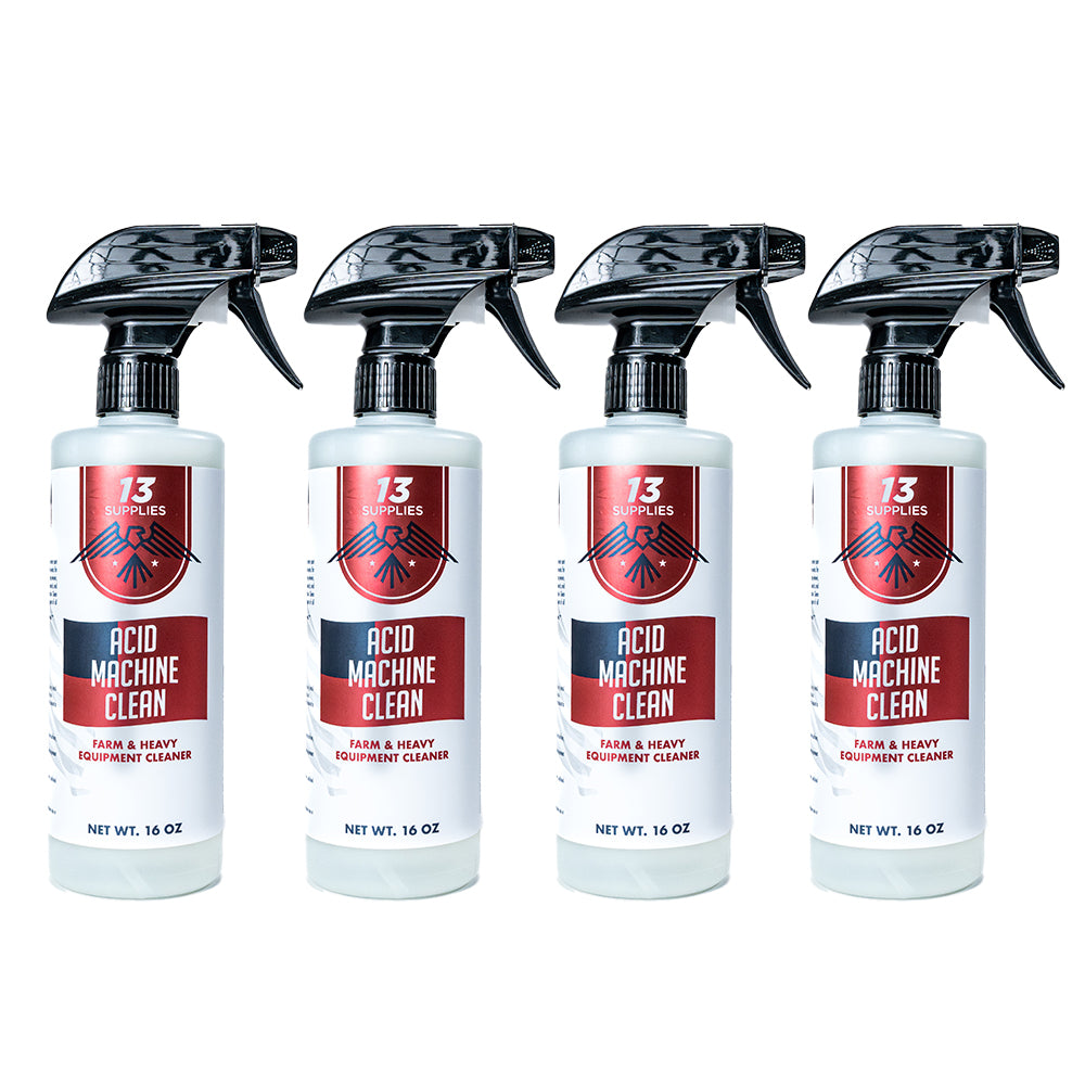 13 Supplies Acid Machine Clean: All Purpose Acid Cleaner for Vehicles, Boats, RVs & Equipment