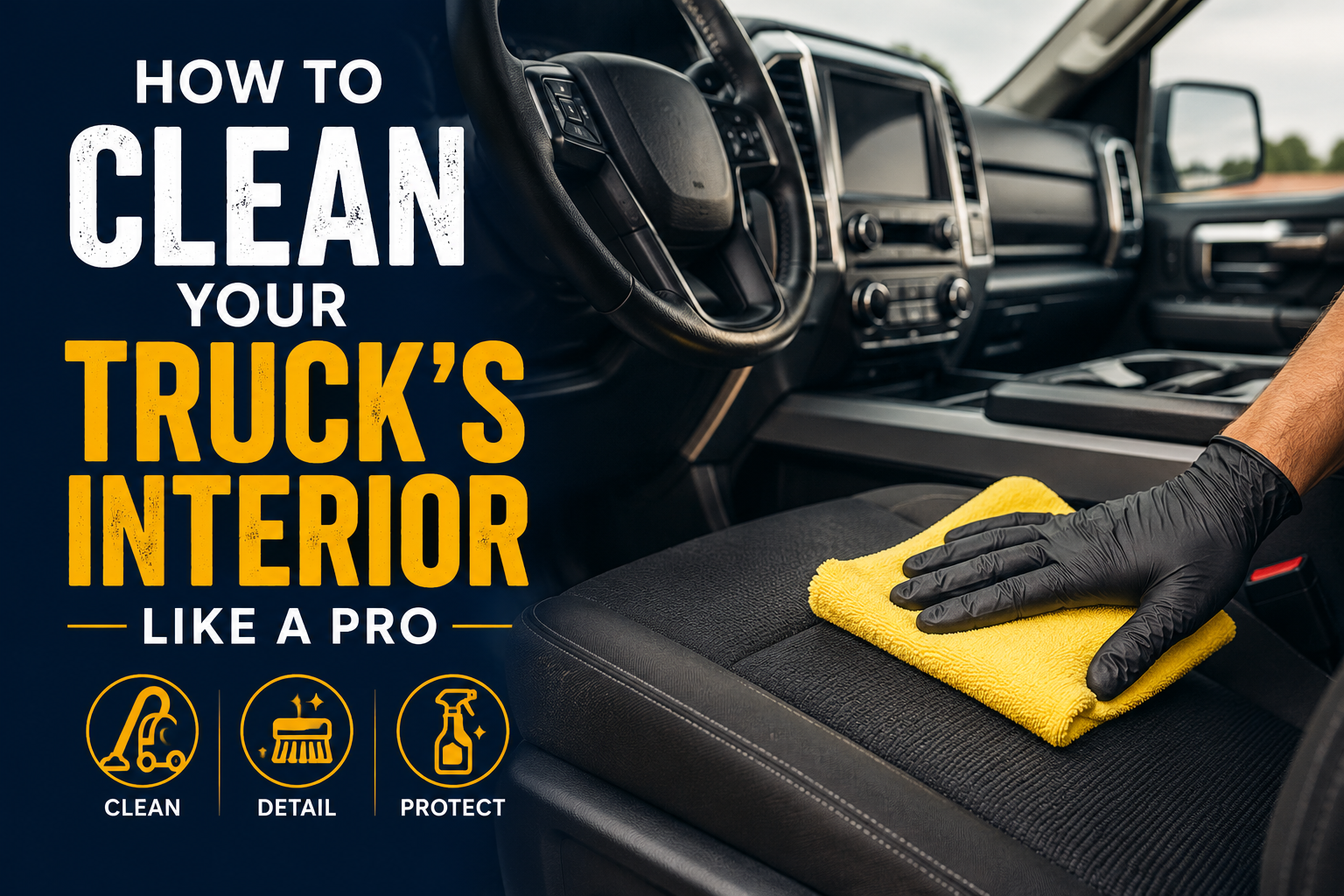 How to Clean Your Truck's Interior Like a Pro (DIY Guide)