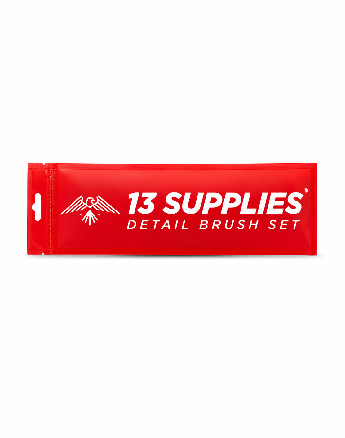 Red Detail Brush Set for Wheels & Auto Detailing