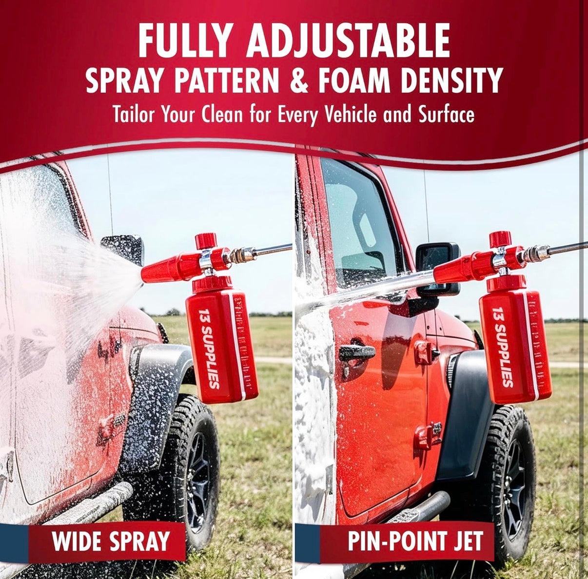 PRESSURE WASHER FOAM CANNON – PREMIUM FOAM SPRAYER FOR CAR WASH