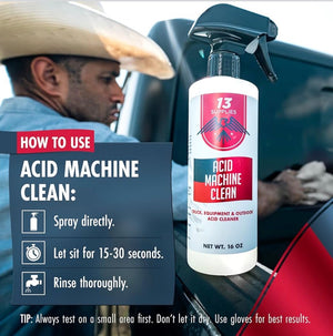 Machine Protection Cleaner Heavy Duty Acid Machine Cleaner - 13 Supplies