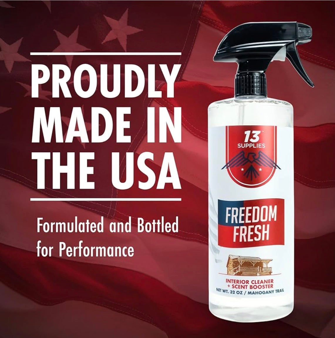 FREEDOM FRESH: INTERIOR CLEANING SPRAY WITH SCENT BOOSTER