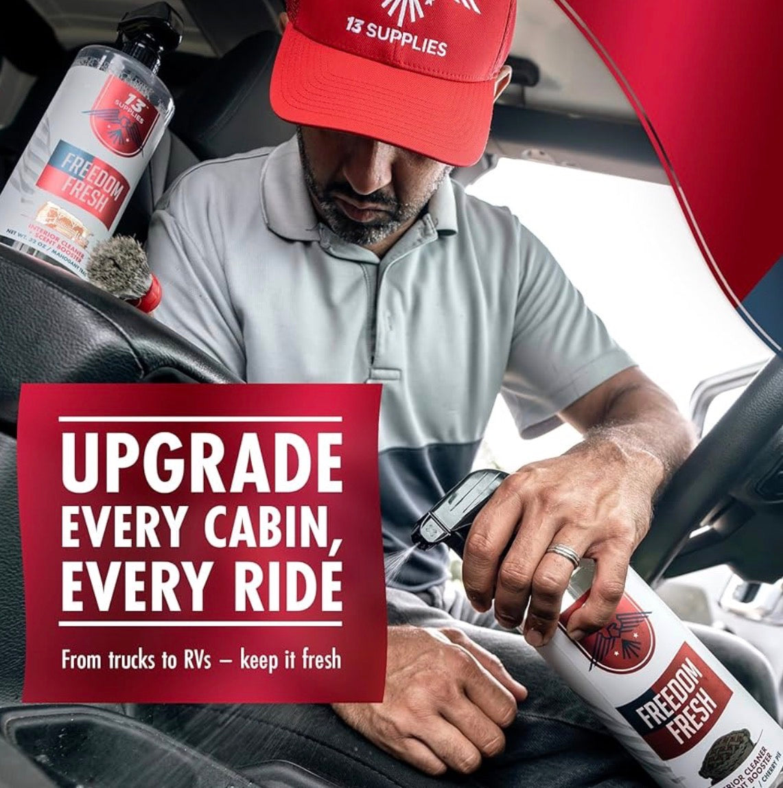 FREEDOM FRESH: INTERIOR CLEANING SPRAY WITH SCENT BOOSTER