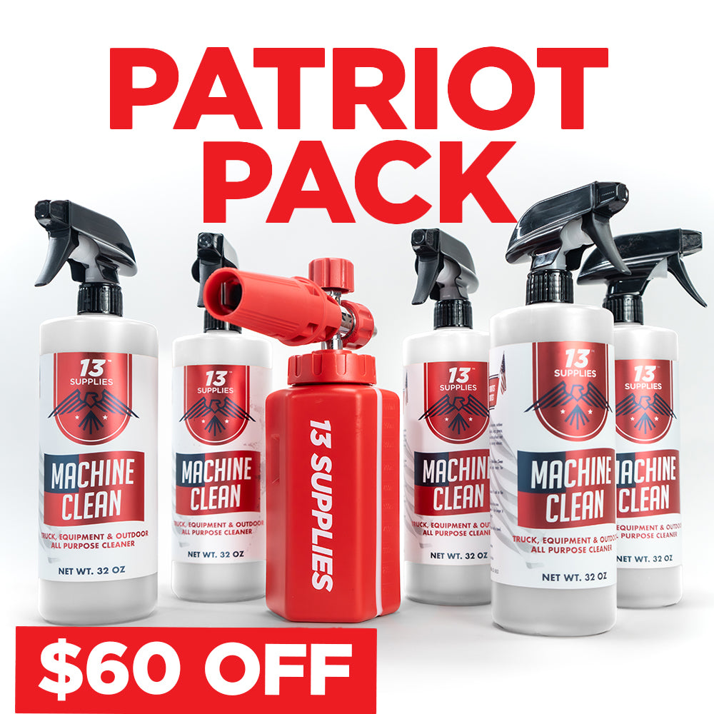THE PATRIOT PACK: FOAM CANNON & MACHINE CLEAN BUNDLE